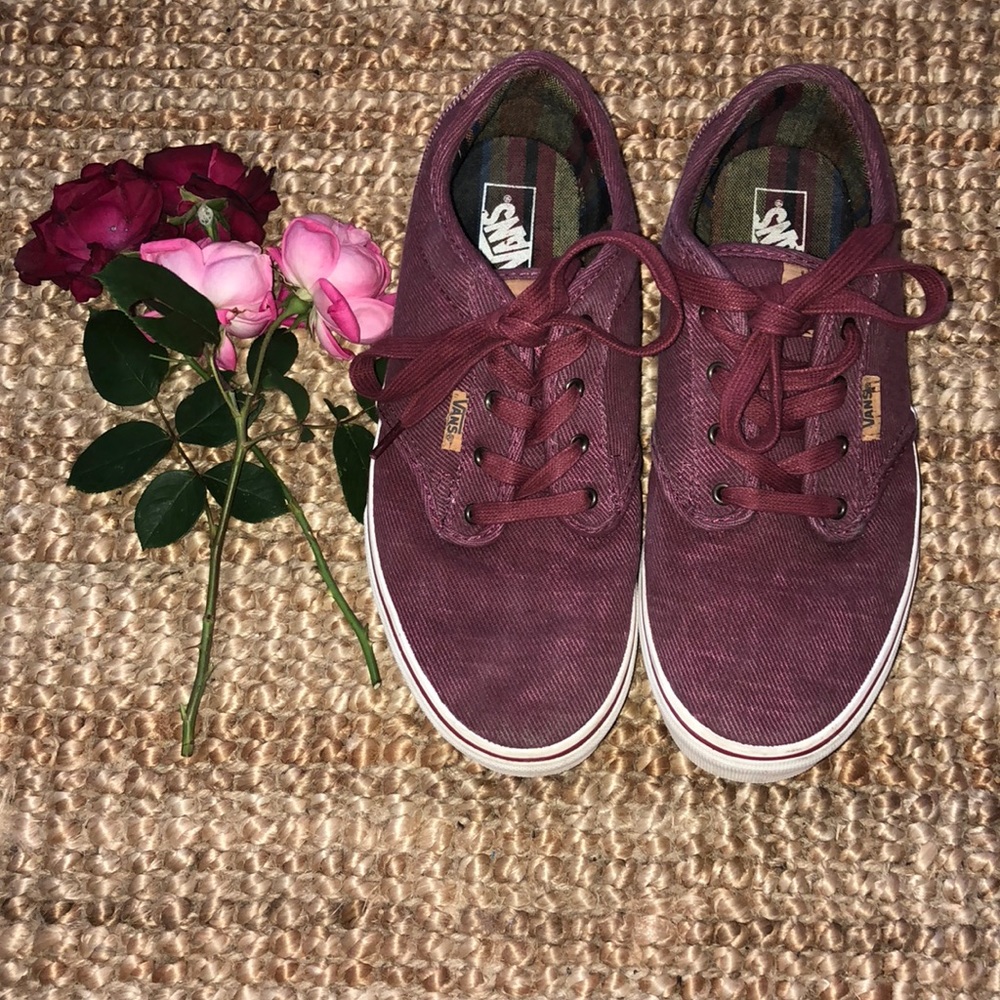 Maroon vans
